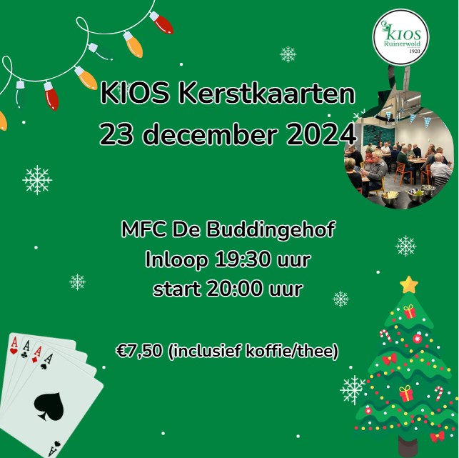 KIOS Kerstkaarten