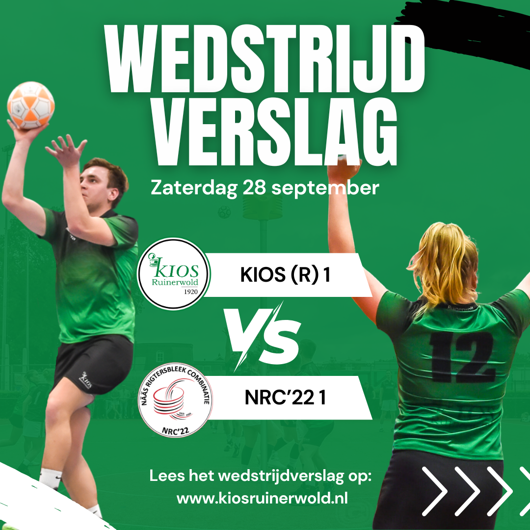 KIOS 1 speelt zich veilig in de hoofdklasse door overwinning op NRC’22