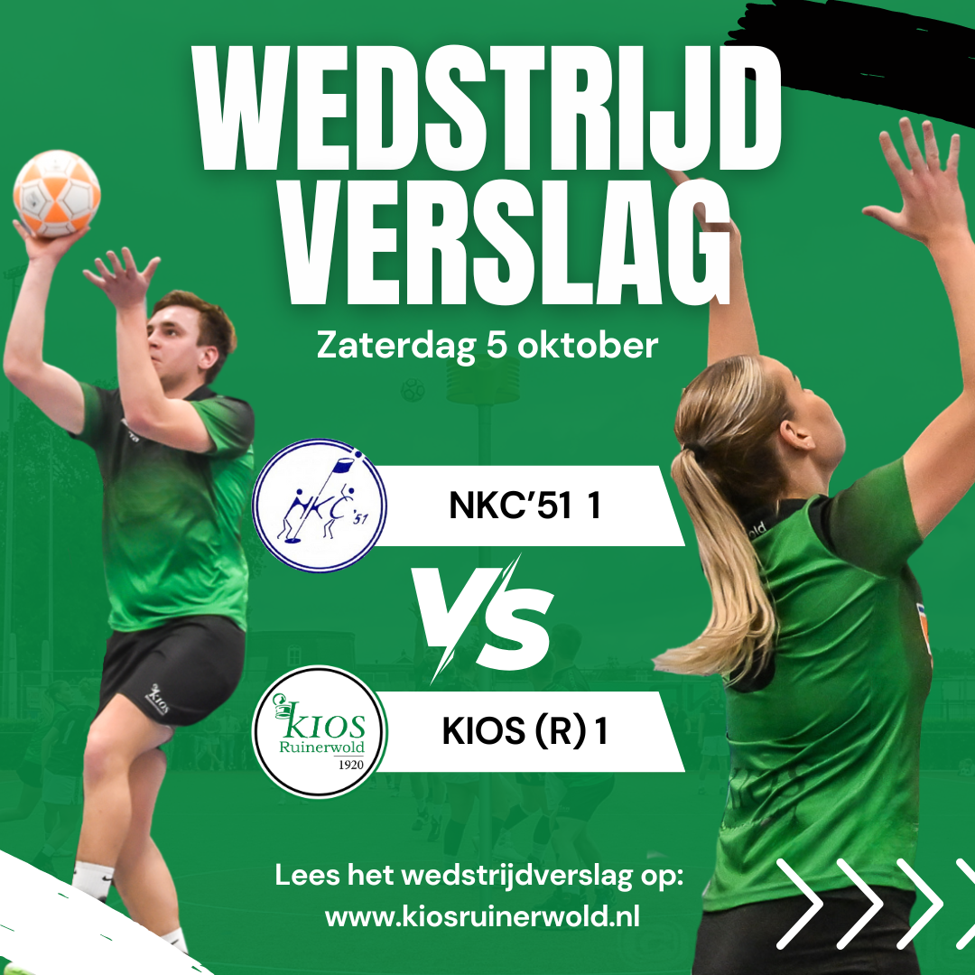KIOS 2 is kampioen, KIOS 1 knokt zich naar belangrijke winst op NKC’51