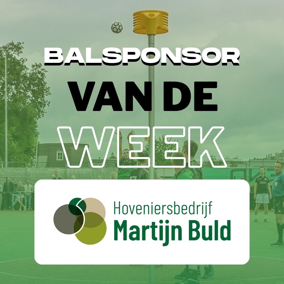 Hoveniersbedrijf Martijn Buld is de balsponsor van deze week!