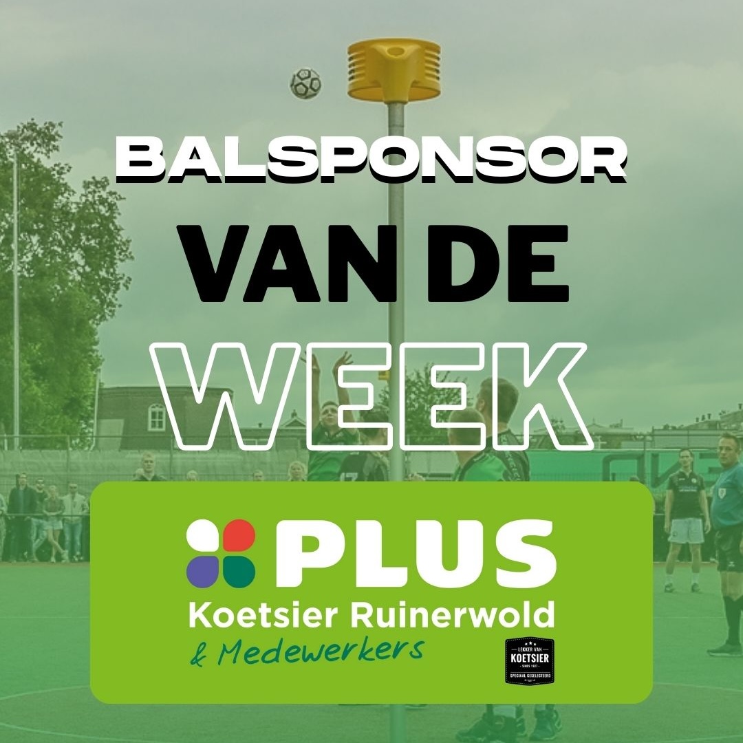 PLUS Koetsier is de balsponsor van deze week!