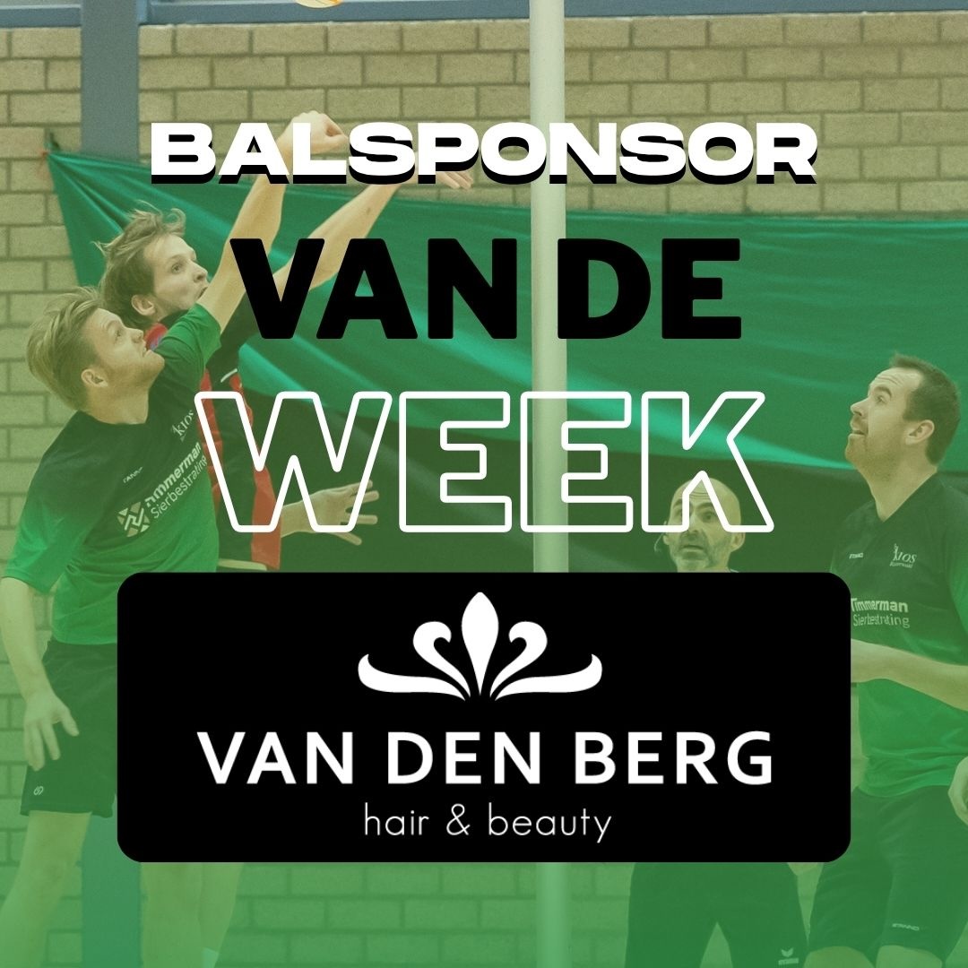 Hair & Beauty Van den Berg is deze week onze balsponsor!