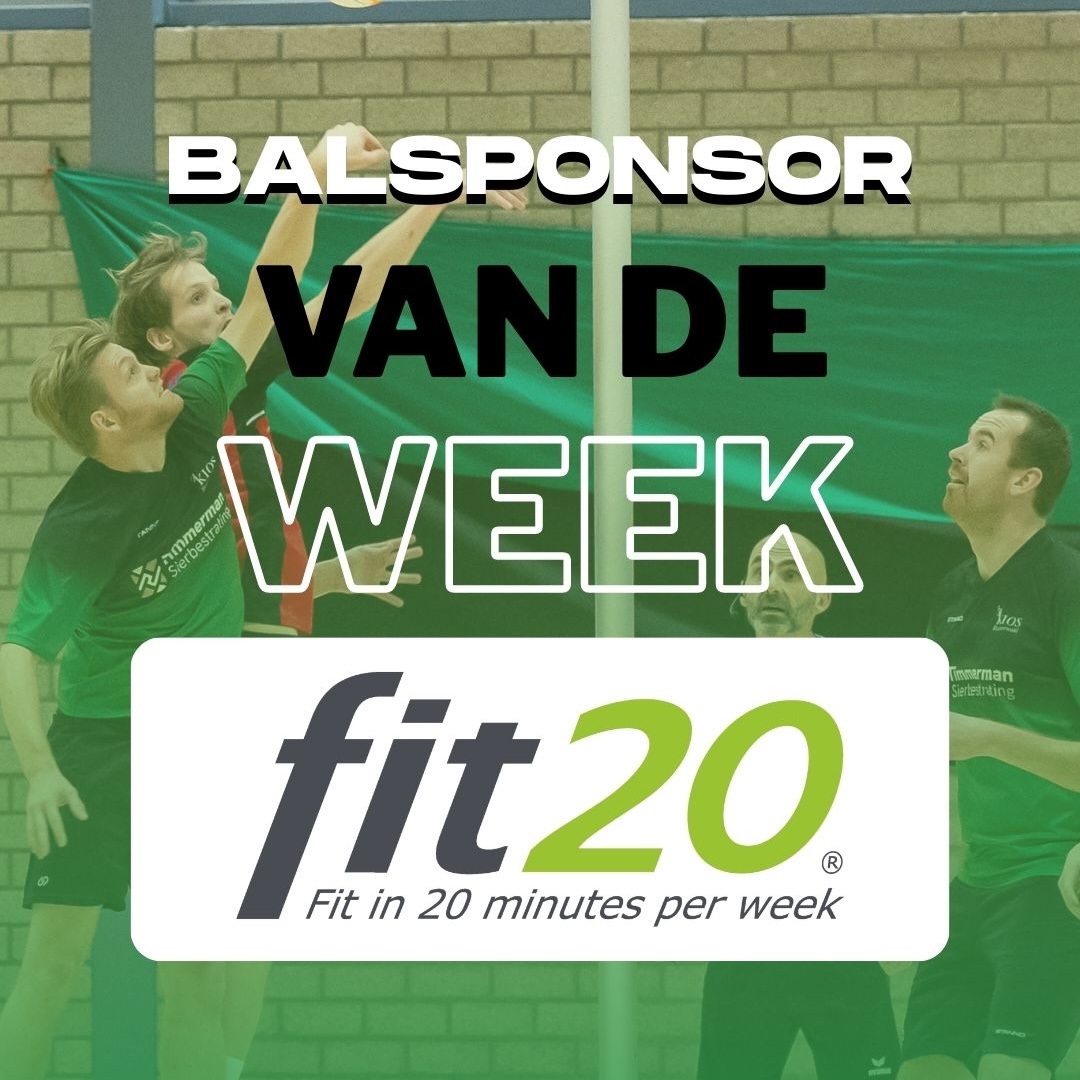 Fit20 Meppel is onze balsponsor deze week!