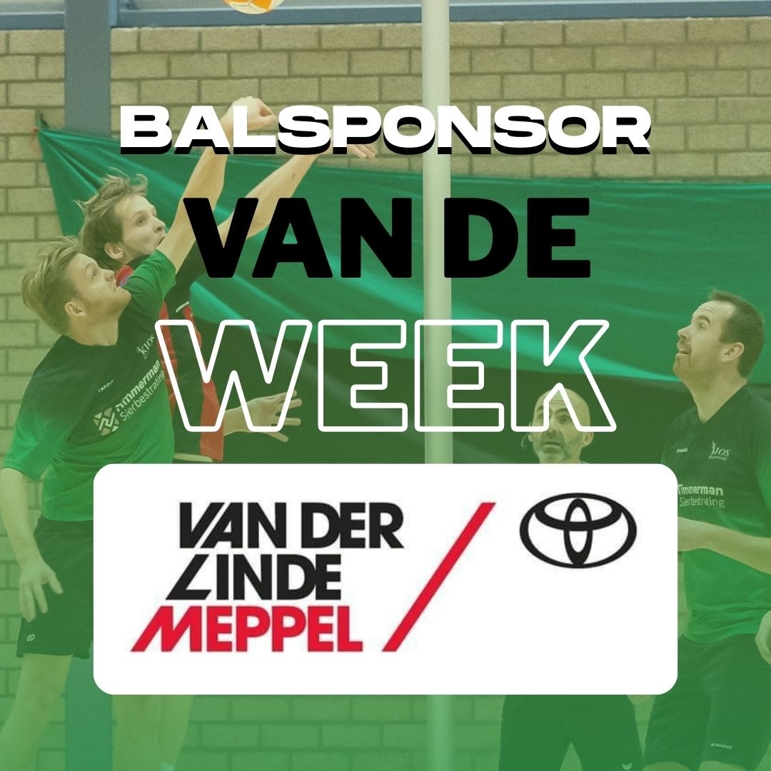 Toyota Van der Linde is onze balsponsor deze week!