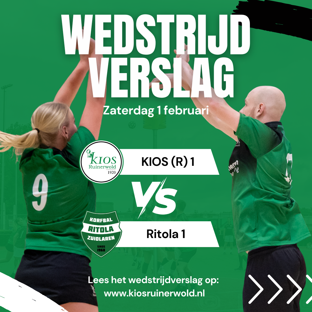 Doelpuntrijke wedstrijd zorgt voor winst voor KIOS tegen Ritola