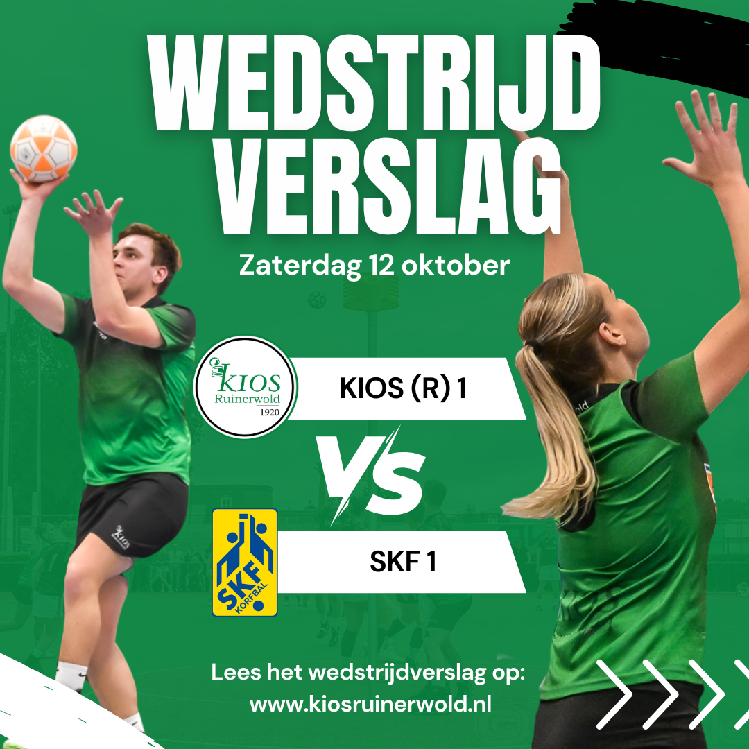 Spanning tot het eind: KIOS houdt kampioen SKF op gelijkspel
