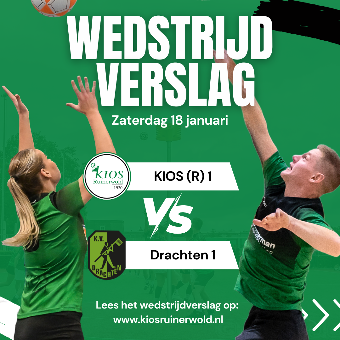 KIOS boekt een belangrijke overwinning: winst op Drachten met 24-19