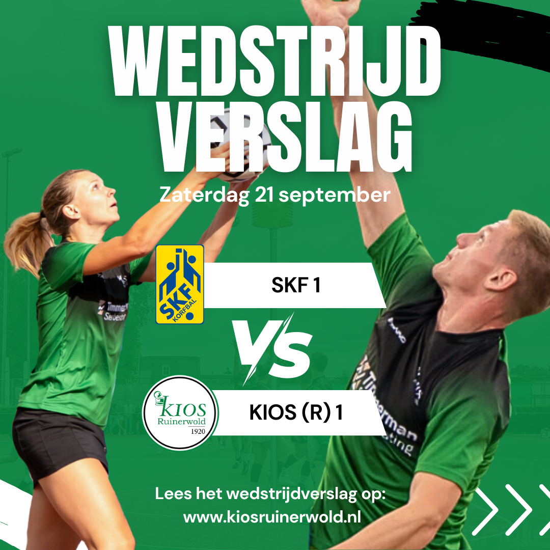 SKF neemt voorsprong in titelrace en verslaat KIOS: 23-14