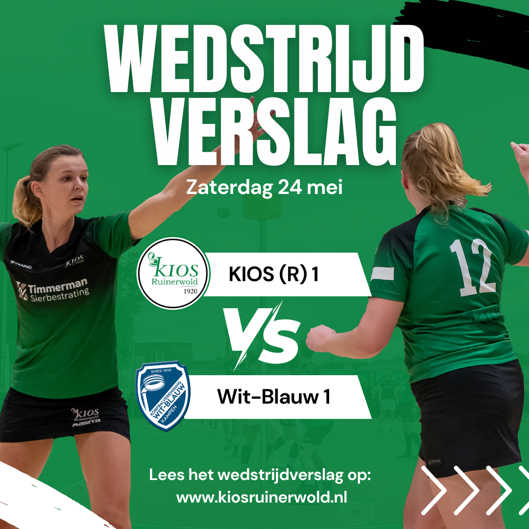 KIOS verliest na een sterke openingsfase tegen Wit-Blauw