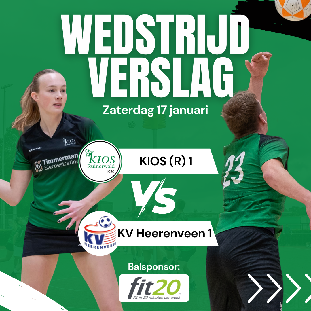 KIOS gedeeld koploper na winst op KV Heerenveen