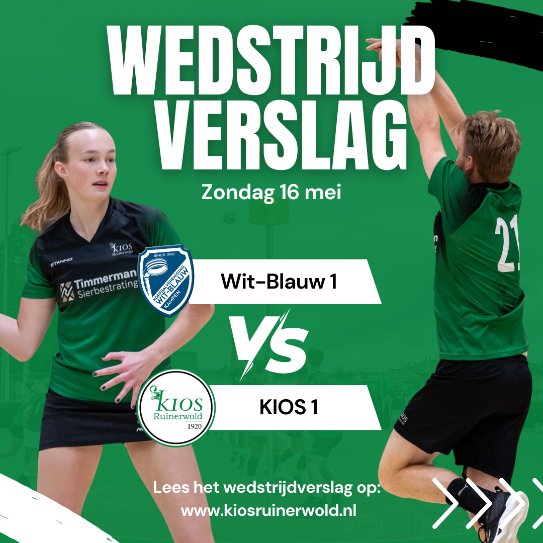KIOS ook in Kampen te sterk voor Wit-Blauw